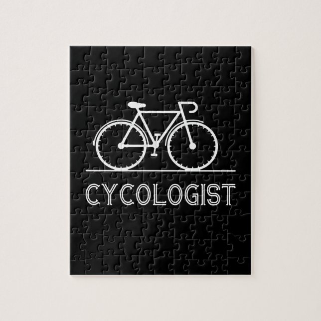 Cykolog Cycle Älskare Gift Cycling Mountain Gift Pussel (Vertikal)