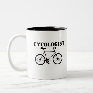 Cykolog Cycling Cycle Två-Tonad Mugg