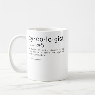 Cykolog Definition Funny Cycling Addict Kaffemugg