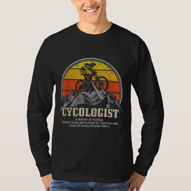 Cykolog Definition Funny Mountain Bike MTB Cycl T Shirt (Framsida)