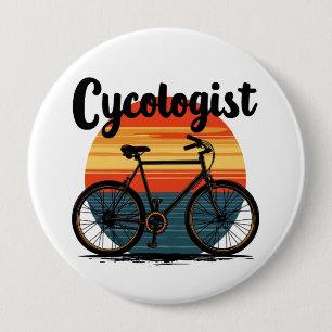 Cykolog: Energetisk Biker Tee - för cykling Knapp
