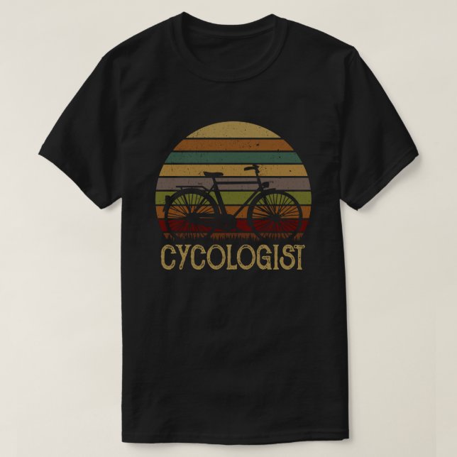 Cykolog Funny Bike Bicycle Cycling Älskare Gift T Shirt (Design framsida)