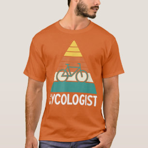 Cykolog Funny Biking Mtb Cycling Vintage Mounta T Shirt