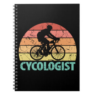 Cykolog Funny Cycling Anteckningsbok