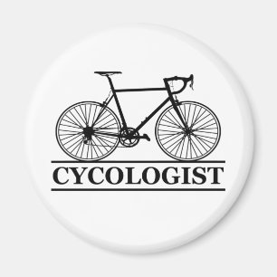 Cykolog Funny Cycling för cyklister och Biker Magnet