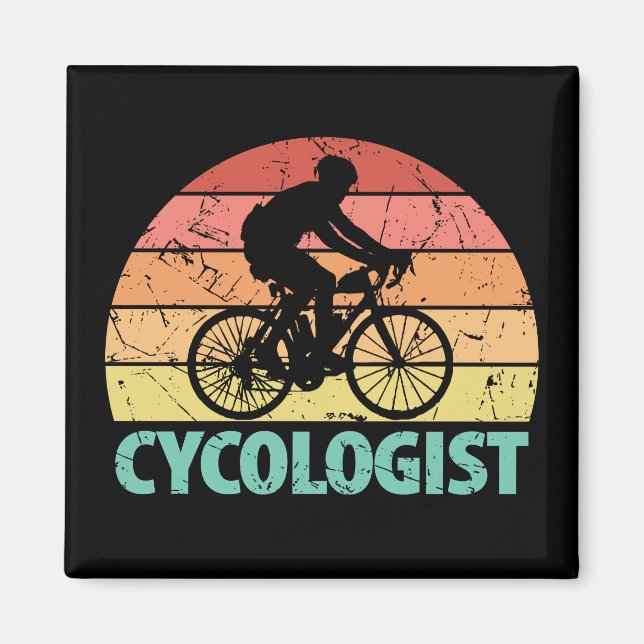 Cykolog Funny Cycling Magnet (Framsidan)