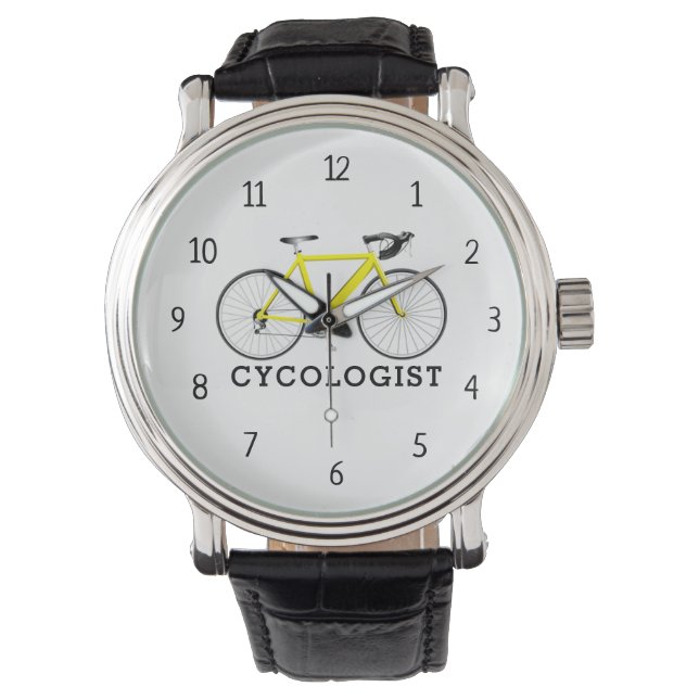 Cykolog Gult Cycle Armbandsur (Framsida)