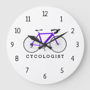 Cykolog Lila Cycle Large Clock Stor Klocka