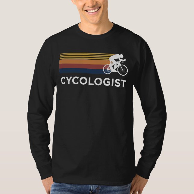 Cykolog - Lustigt Bike Cycling - Cykel Älskare T Shirt (Framsida)