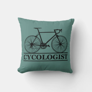 Cykolog, rolig cykling som säger kudde