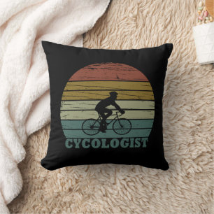 Cykolog, rolig cykling som säger kudde