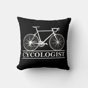 Cykolog, rolig cykling som säger kudde