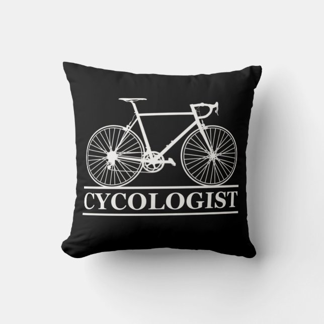 Cykolog, rolig cykling som säger kudde (Framsida)