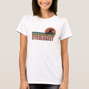 Cykolog, rolig cykling som säger t shirt