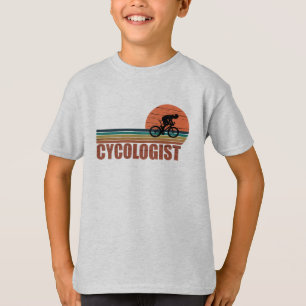 Cykolog, rolig cykling som säger t shirt