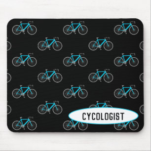 cykolog-vattencykel på svart musmatta