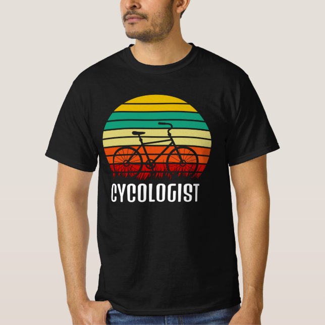 Cykolog - Vintage Cycling T-Shirt (Framsida)