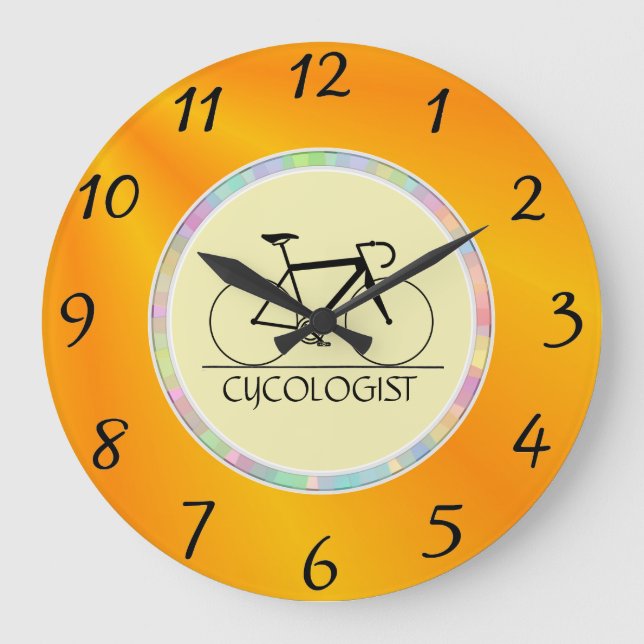 Cykolog Wall Clock Stor Klocka (Framsida)