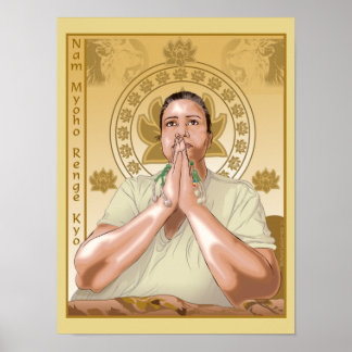 Cyleni Nichiren Daishonin Buddhism Poster