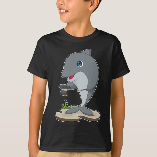 Cylinder för delfinguiden t shirt (Framsida)