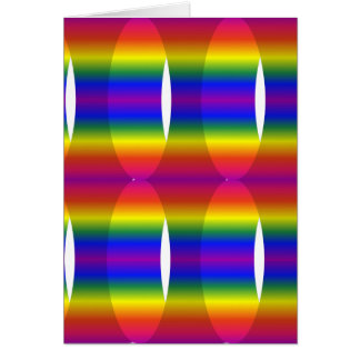 CYLINDER RAINBOW OPTICAL ILLUSION DIGITAL ART BAC HÄLSNINGSKORT