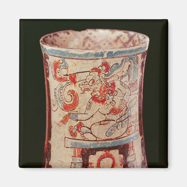 Cylindrisk bild av gudom med tal-klämmor magnet (Framsidan)