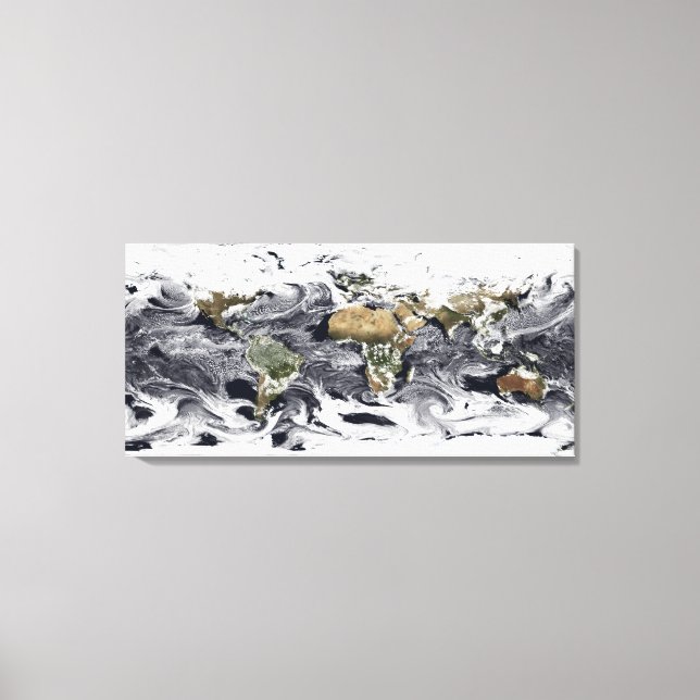 Cylindrisk ekvivalent projektion canvastryck (Framsida)