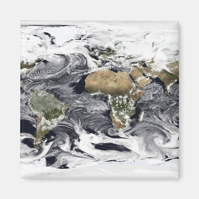 Cylindrisk ekvivalent projektion magnet (Framsidan)