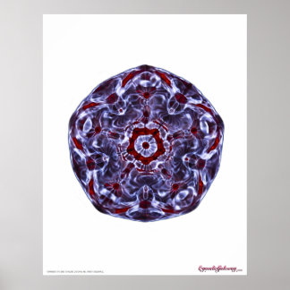 Cymatics 5-spetsig stjärna poster