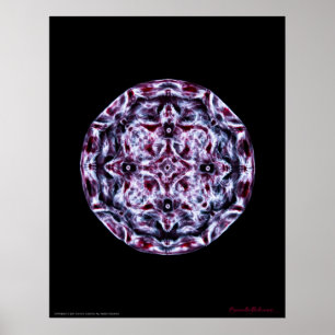 Cymatics: Musik noterar ett piano Poster