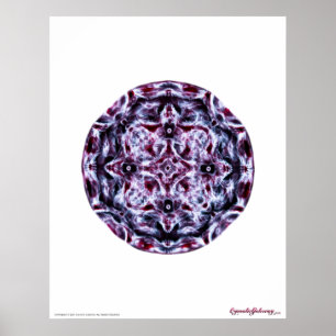Cymatics: Musik noterar ett piano Poster