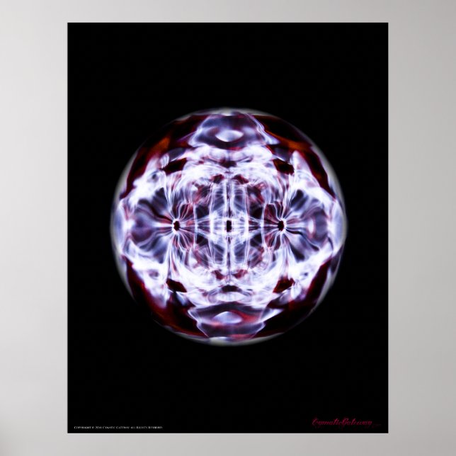 Cymatics Visible Ljud Beta State Poster (Framsidan)