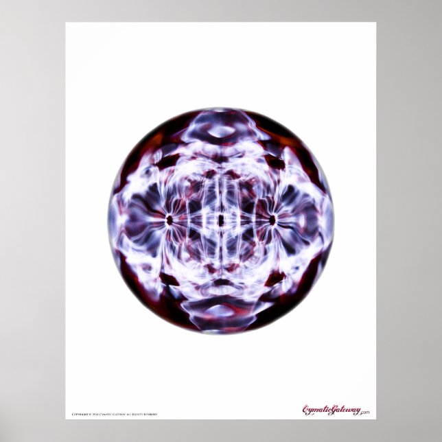 Cymatik: Ljud gjorde synlig Poster (Framsidan)