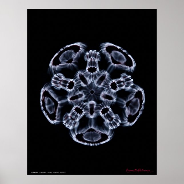Cymatik: Music Note C Poster (Framsidan)