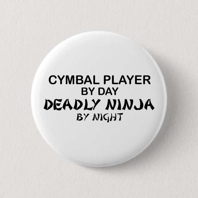 Cymbal dödliga Ninja vid natt Knapp (Framsida)