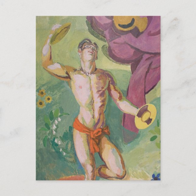 Cymbal Player Vykort (Framsida)