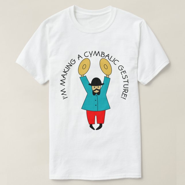 Cymbalic Gesture Tee Shirt (Design framsida)