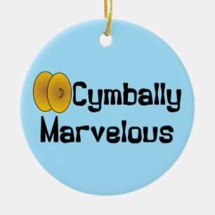 Cymbally Marvelous Julgransprydnad Keramik