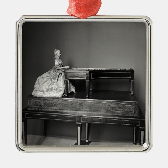 Cymbalspelare Julgransprydnad Metall (Framsidan)