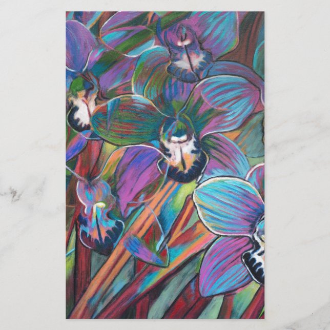 Cymbidium Carnival 2 Brevpapper (Framsida)