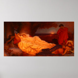 Cymon och Iphigenia av Lord Frederic Leighton 1884 Poster