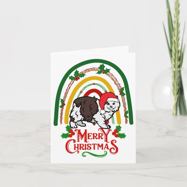 Cymric Cat God jul Kort (Framsida)