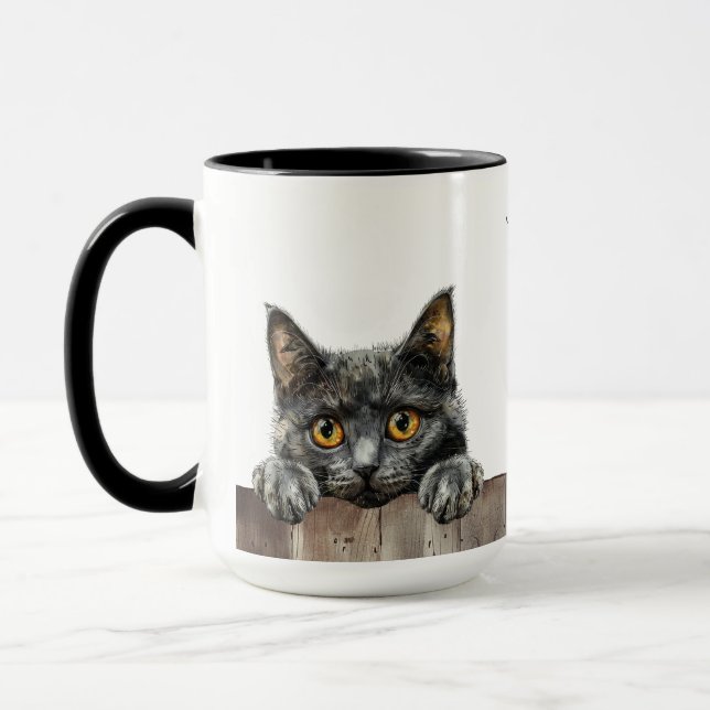 Cymric Cat Mugg (Vänster)