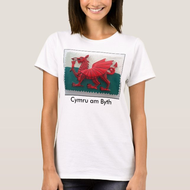 Cymru am Byth T-shirt (Framsida)