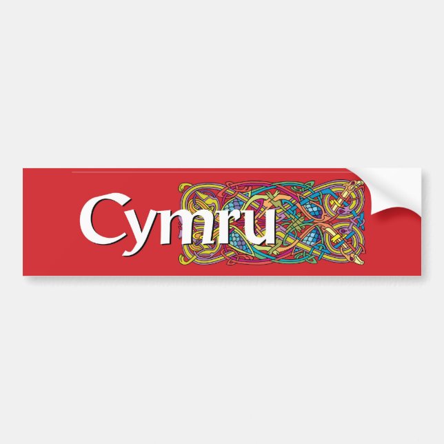 Cymru bildekal (Framsidan)