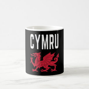 Cymru Cymraeg Wales Roots Rugby Proud to be Welsh Kaffemugg