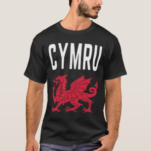 Cymru Cymraeg Wales Roots Rugby Proud to be Welsh T Shirt
