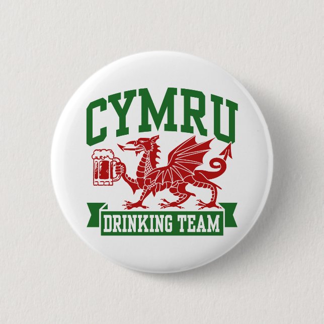CYMRU Drinking Team Knapp (Framsida)