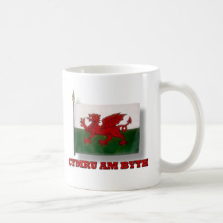 Cymru förmiddag Byth (den Wales för evigt) Kaffemugg