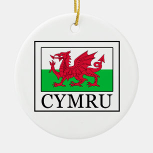 Cymru Julgransprydnad Keramik